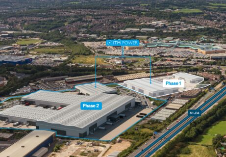 Image representing ITM Power expands footprint by leasing second unit at PLP Bessemer Park, Sheffield