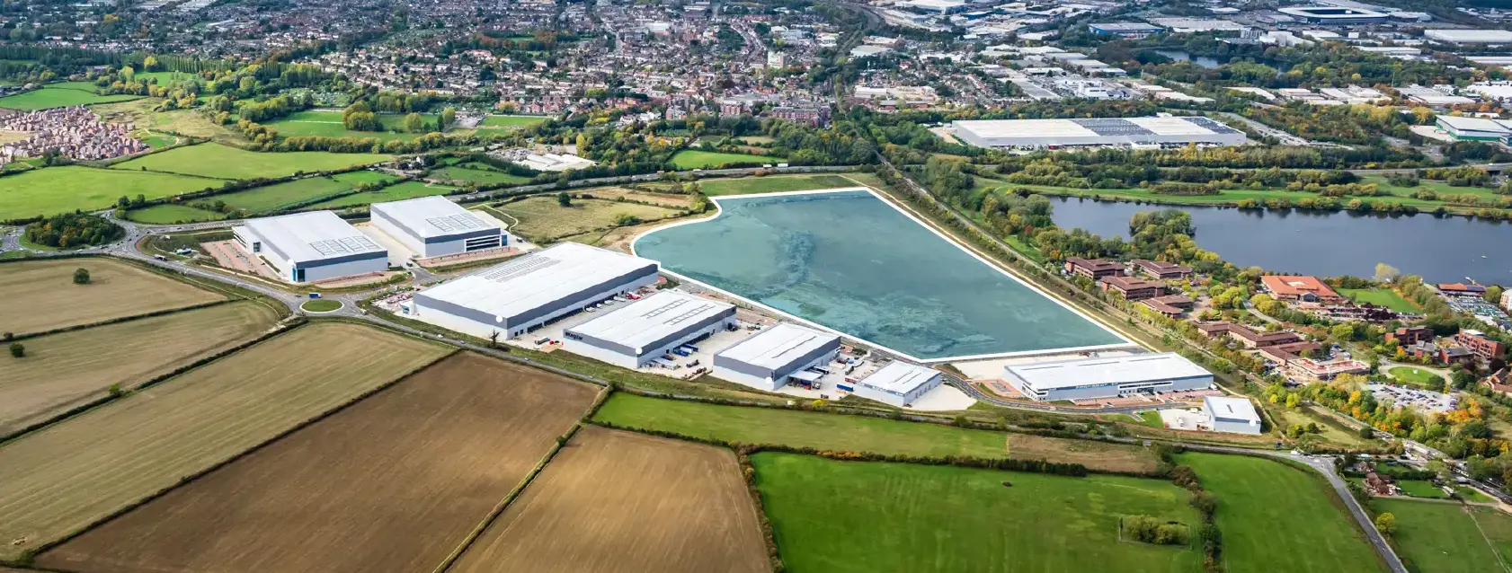 Arial shot of phase 2