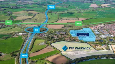 Warwick Aerial shot