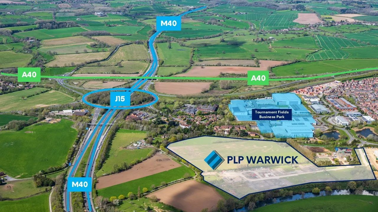 Warwick Aerial shot